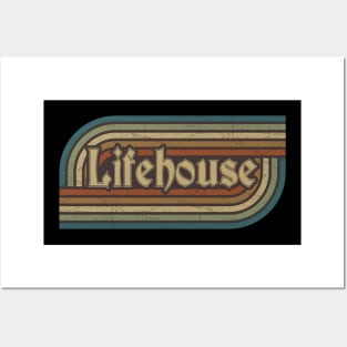 Lifehouse Vintage Stripes Posters and Art